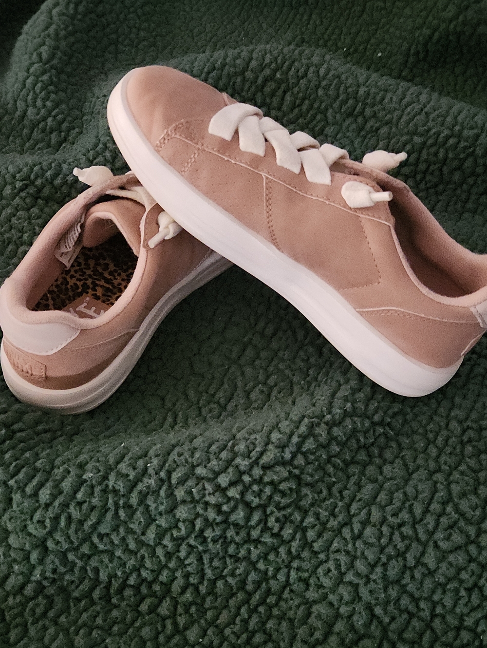 Hey Dude Women's Sneakers in Blush/Light Pink with White Sole